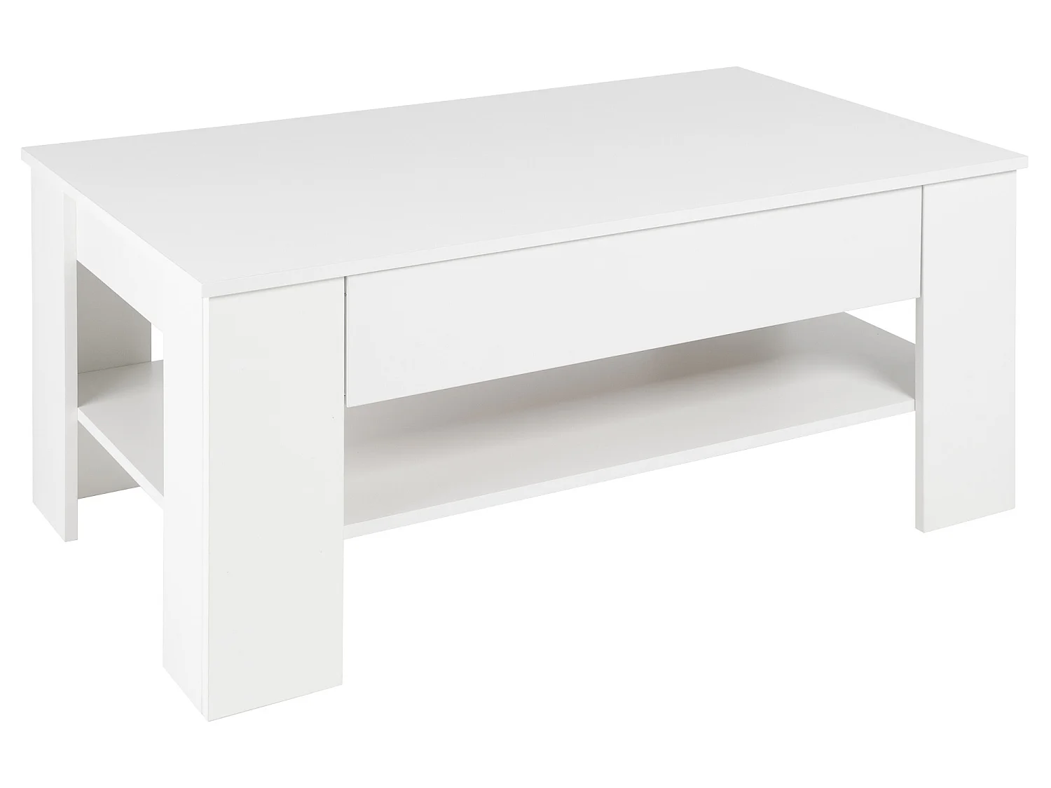 Tavolino rettangolare 1 cassetto e 1 ripiano grande ML-DESIGN