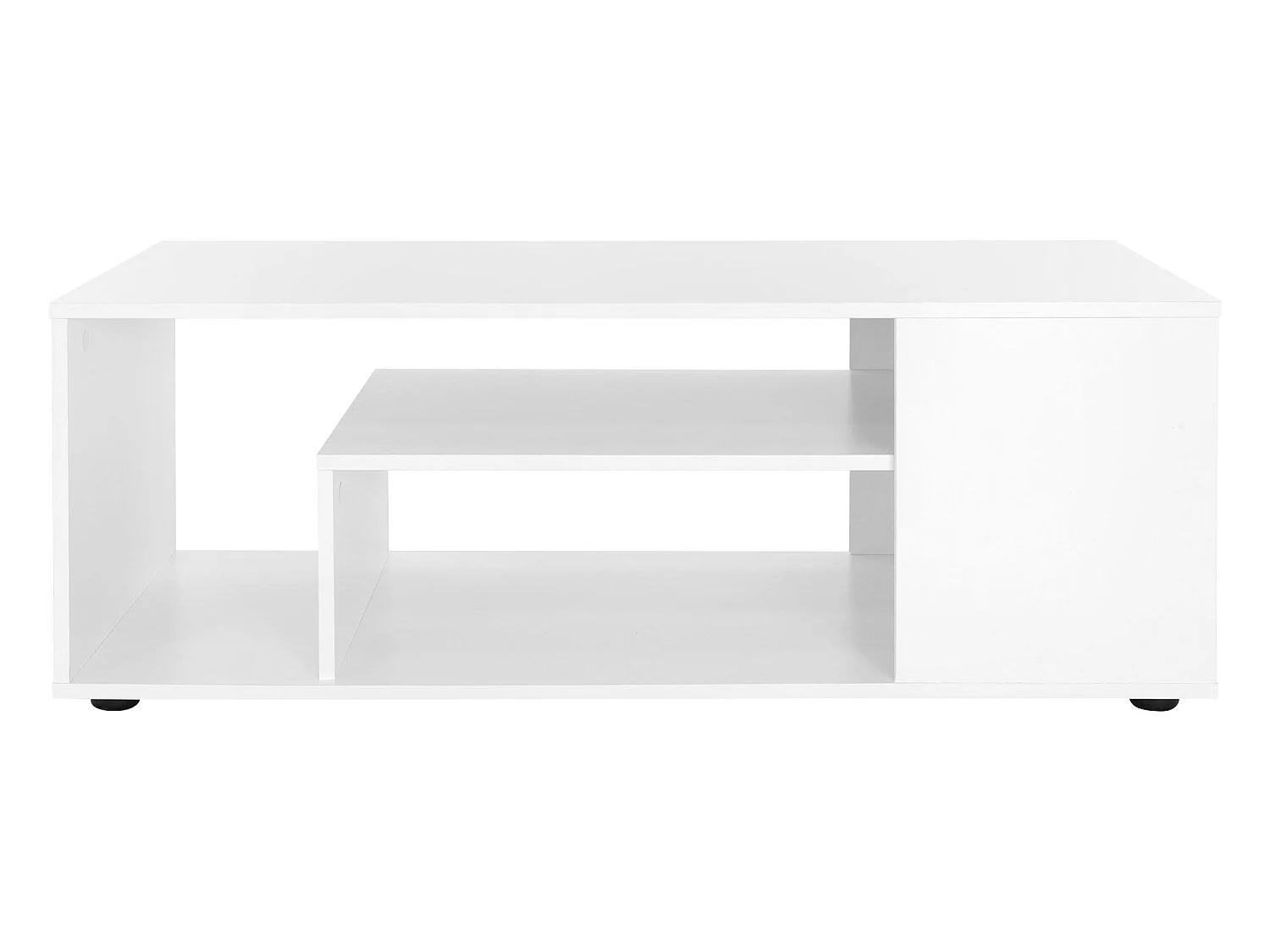Mesa de centro blanco sala de estar MDF mesa auxiliar ML-DESIGN