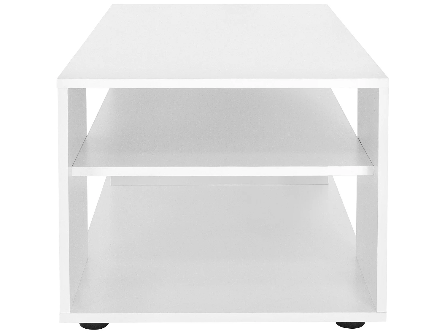 Mesa de centro blanco sala de estar MDF mesa auxiliar ML-DESIGN