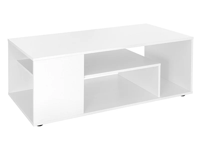 Mesa de centro blanco sala de estar MDF mesa auxiliar ML-DESIGN
