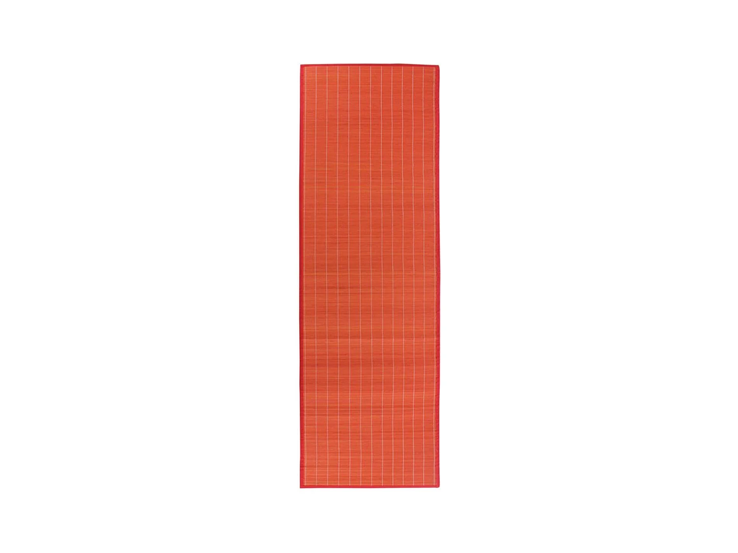 BALI CHIC - Tapis en bambou rouge 200x65