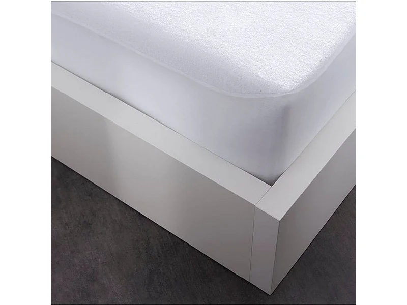 Protège matelas 90x190 +25 cm Coton A Bouillir