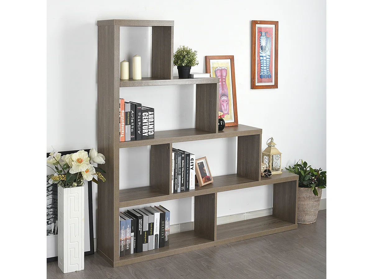 Escalier bibliothèque Étagère de rangement organisateur de salon SIMMS