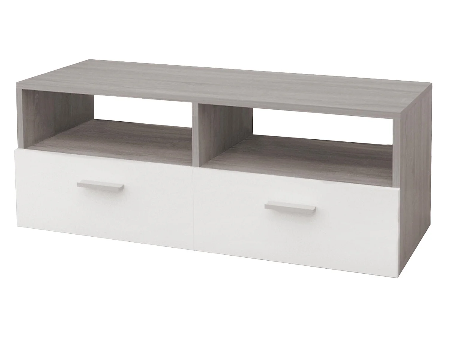 Meuble bas TV en agglomeré MDF buffet matériel montage 95x36x35 cm ML-DESIGN