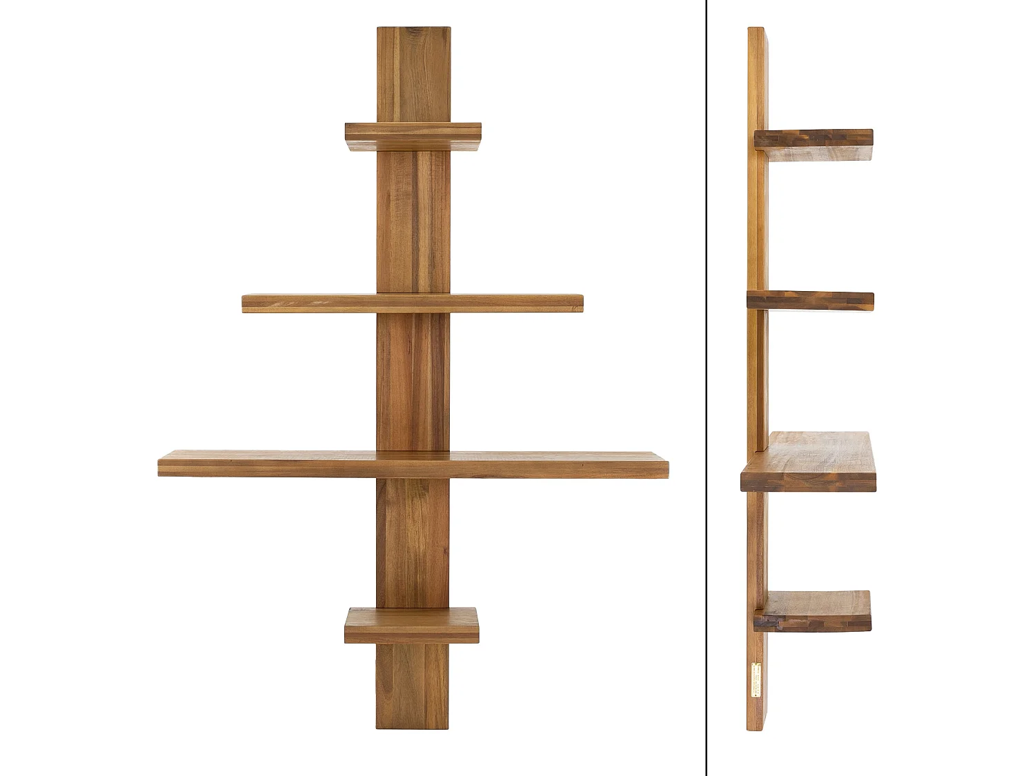 Etagère murale suspendue étagère bibliothèque 4 niveaux ML-DESIGN