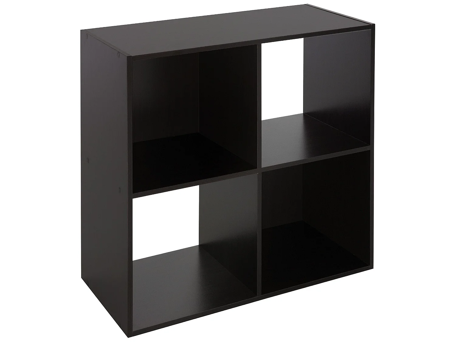 Étagère en cube 4 compartiments marron foncé étagère moderne ML-DESIGN
