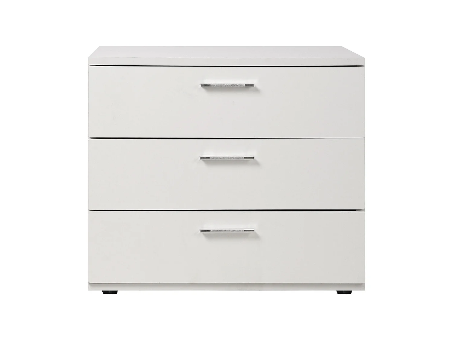 Table de nuit d'appoint moderne avec 3 tiroirs rangement 53x45x38 cm ML-DESIGN