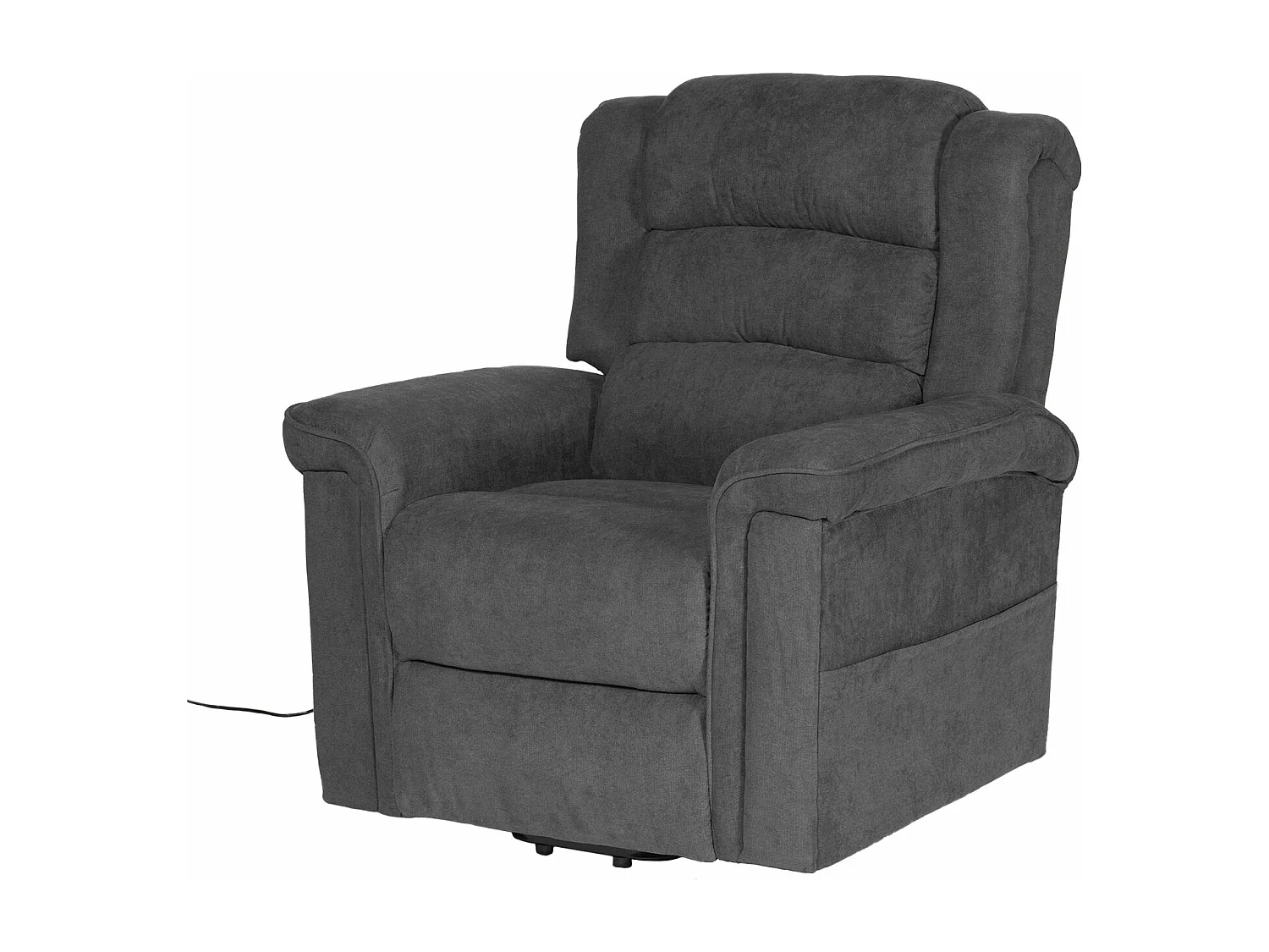 Fauteuil électrique inclinable BERNIE gris - HAPPY GARDEN