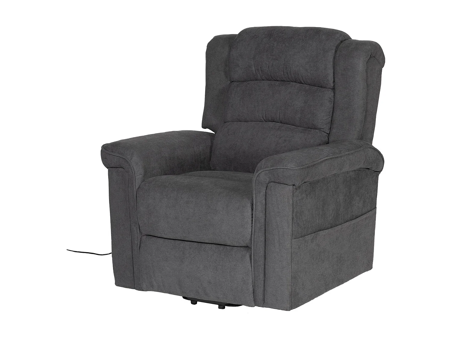 Fauteuil électrique inclinable BERNIE gris - HAPPY GARDEN
