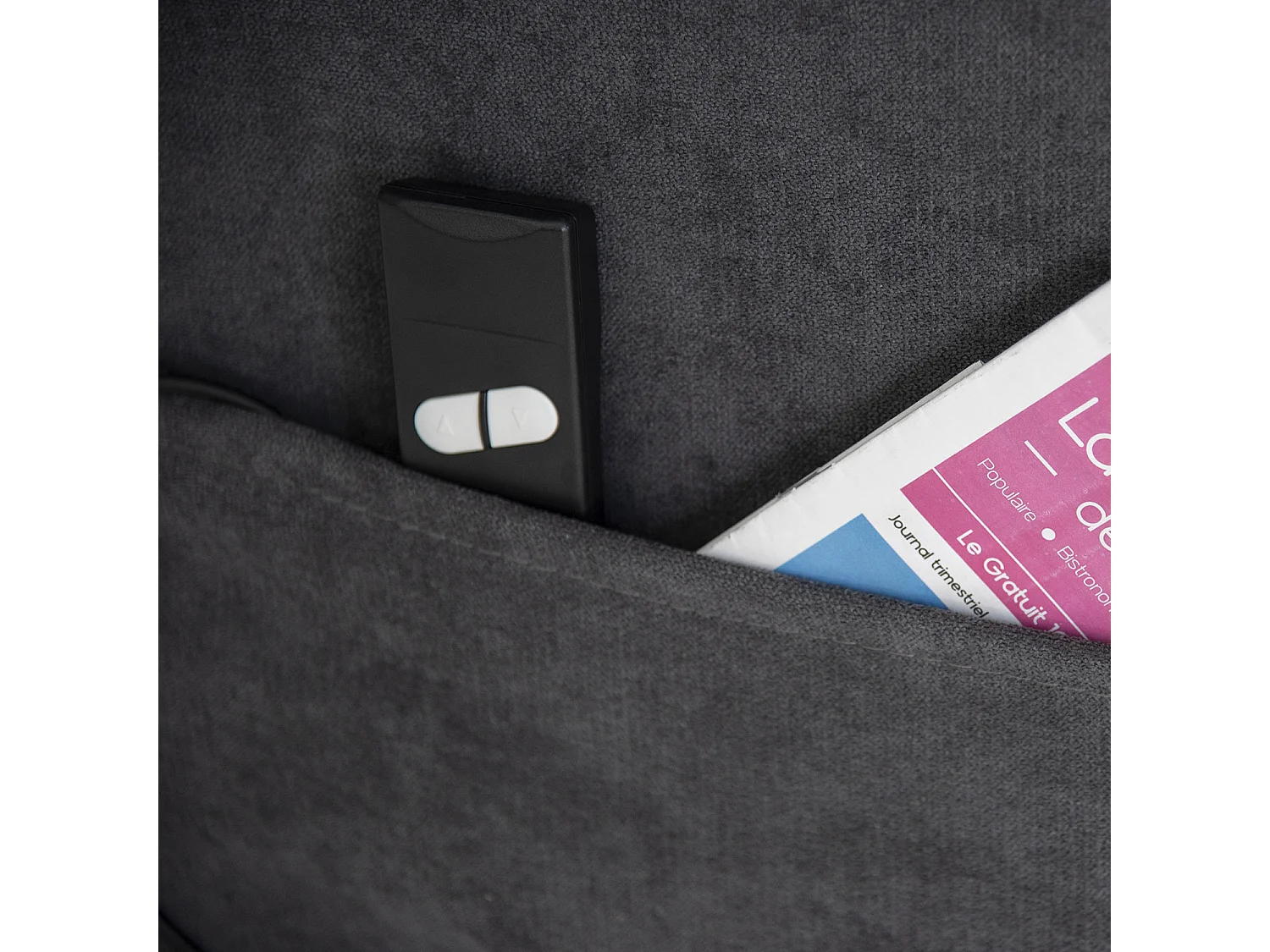 Fauteuil électrique inclinable BERNIE gris - HAPPY GARDEN