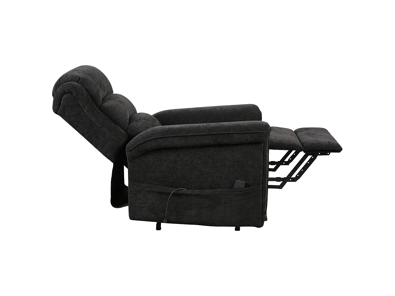 Fauteuil électrique inclinable BERNIE gris - HAPPY GARDEN
