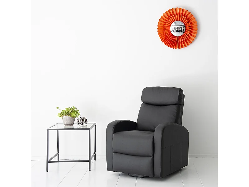 Fauteuil électrique inclinable GABY noir - HAPPY GARDEN