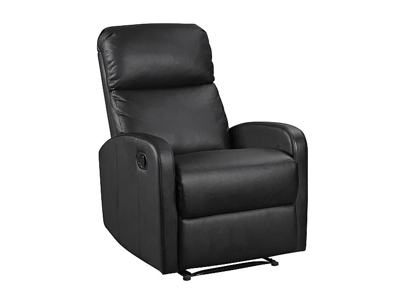 Fauteuil inclinable MAX noir - HAPPY GARDEN