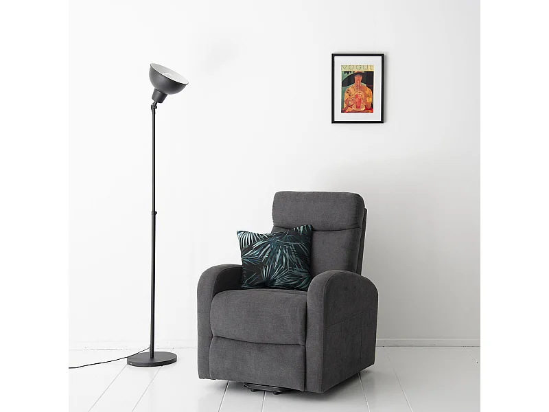 Fauteuil électrique inclinable GABY gris - HAPPY GARDEN