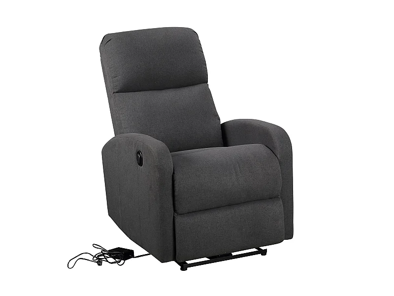 Fauteuil électrique inclinable RELAX gris anthracite - HAPPY GARDEN