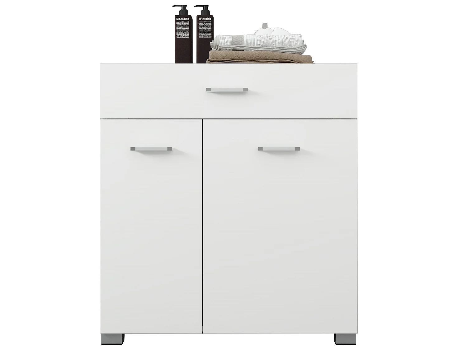 Armario para ropa blanca 75x78,5x45 cm ML-DESIGN