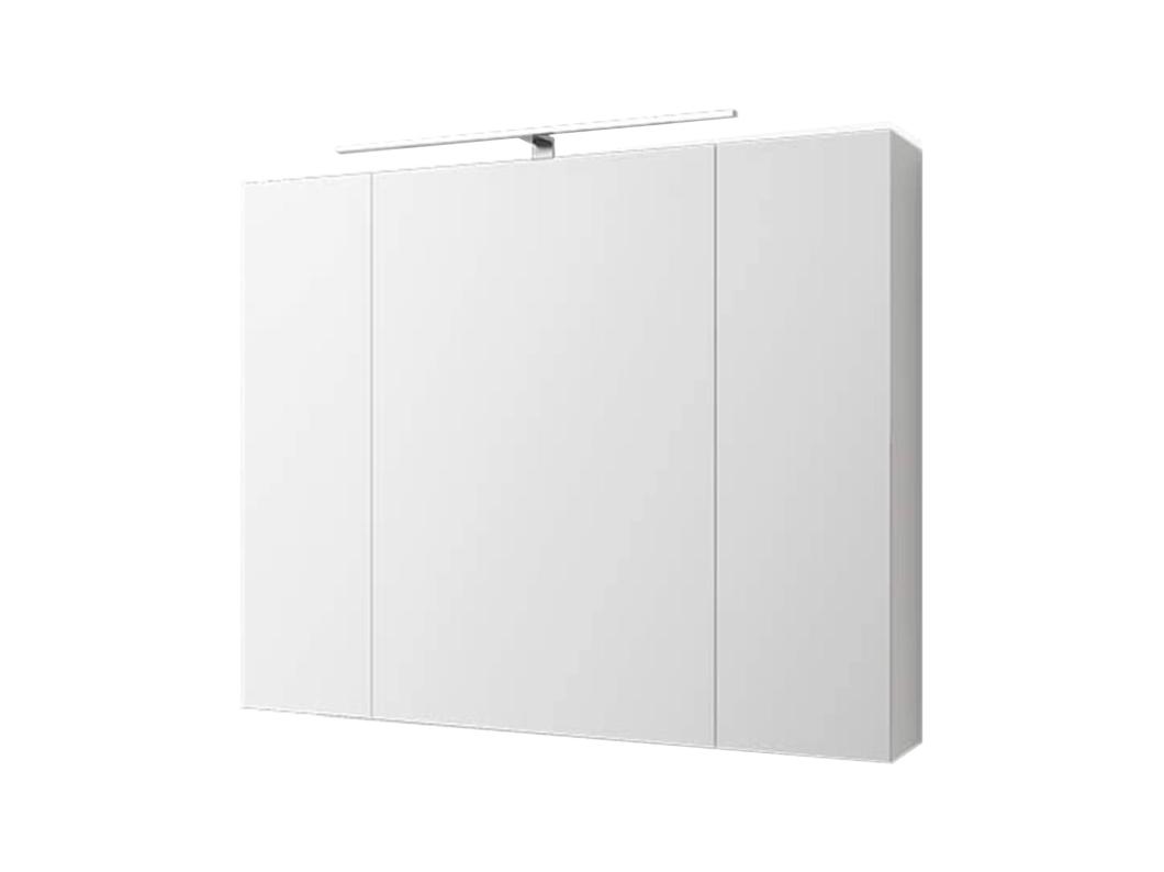Espejo de baño armario con LED 90,4x72x15 cm ML-DESIGN