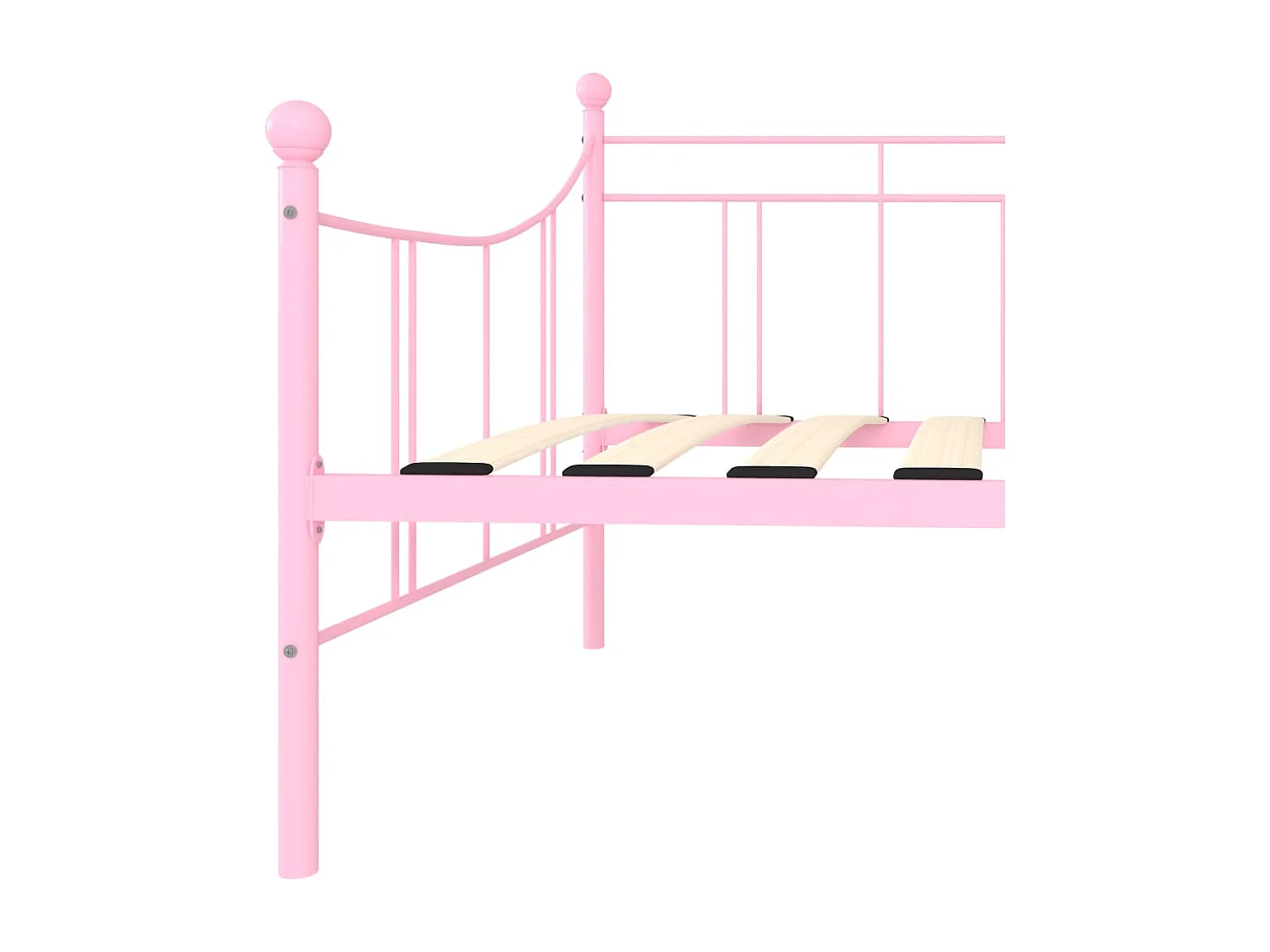 Cadre de lit de repos Rose Métal 90 x 200 cm