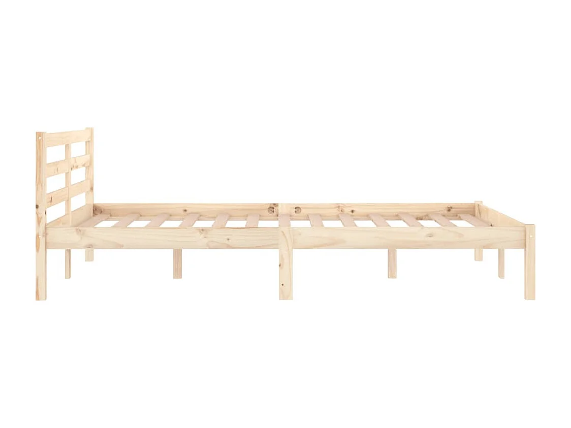 Cadre de lit Bois de pin massif 120x200 cm