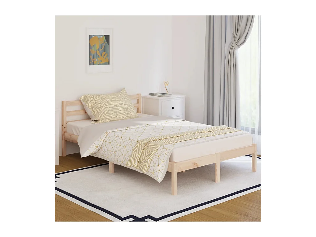 Bedframe massief grenenhout 120x200 cm