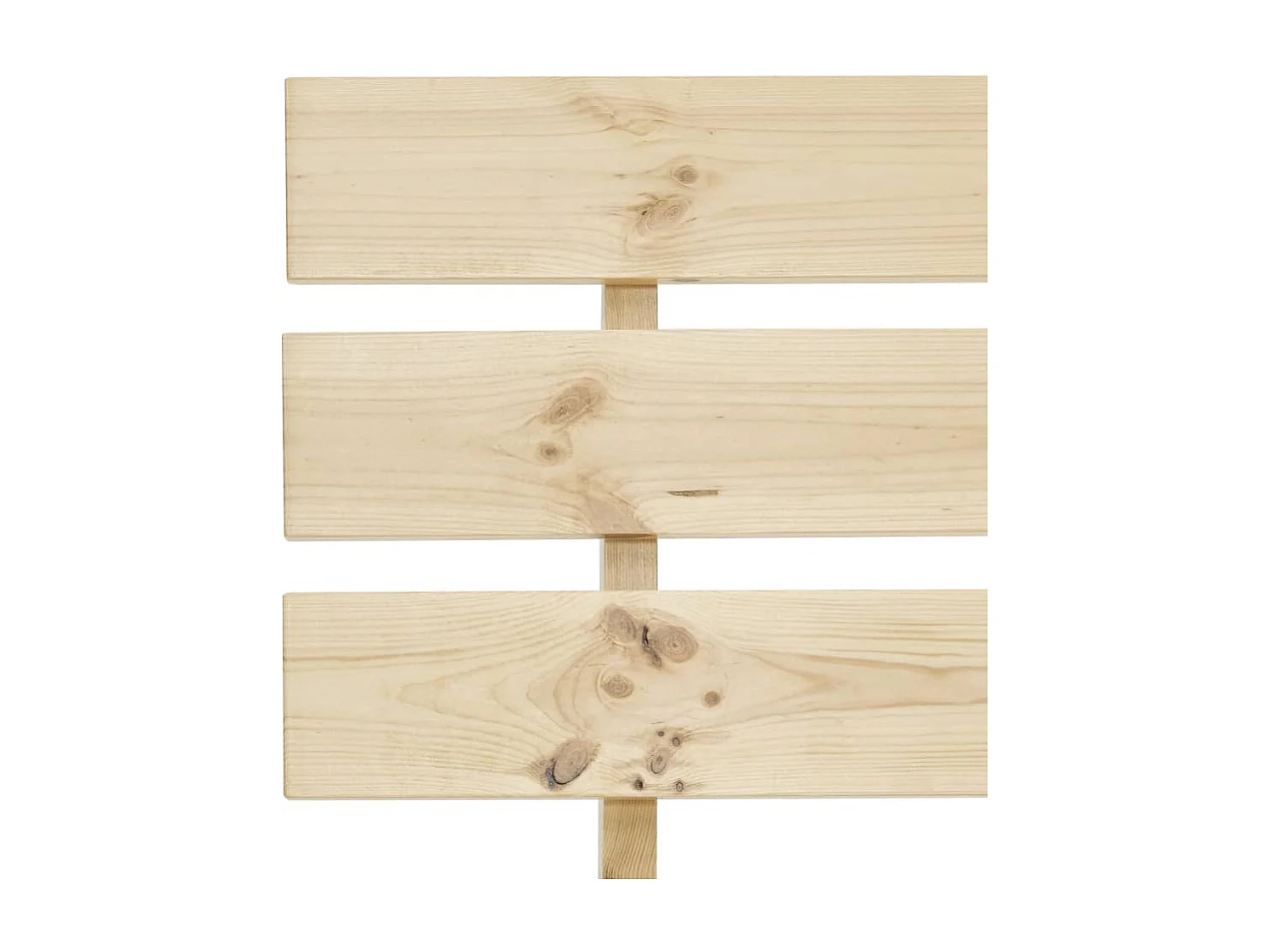 Estructura de cama de madera maciza de pino 160x200 cm