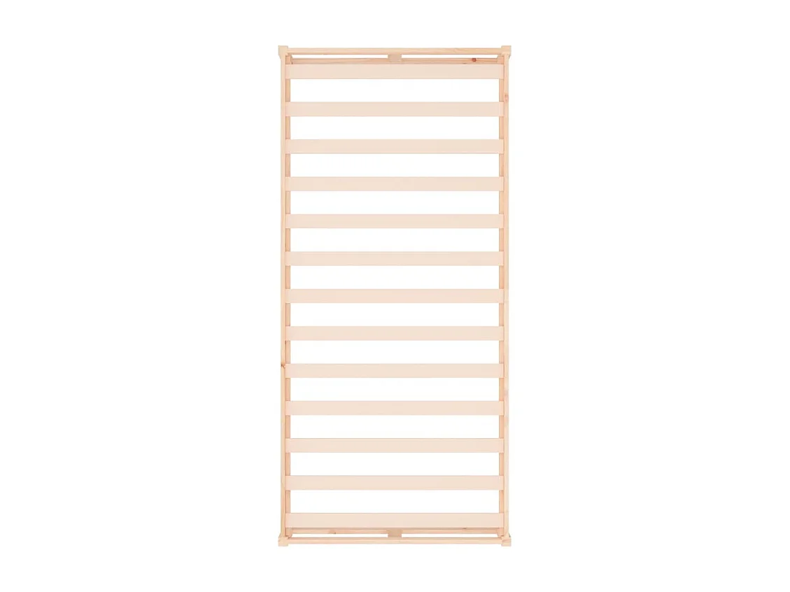 Estrutura de cama 90x200 cm madeira maciça