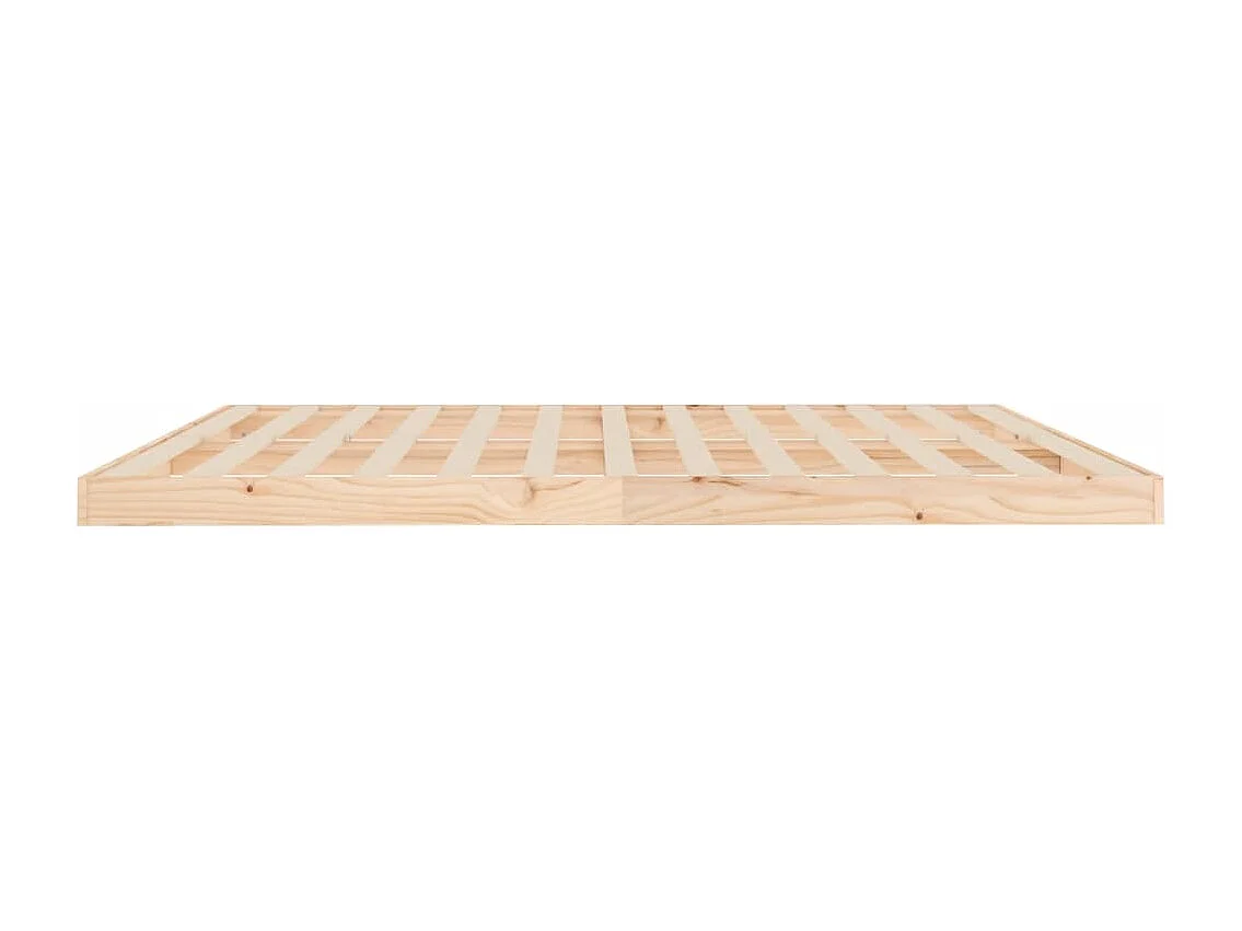 Cadre de lit 200x200 cm bois de pin massif