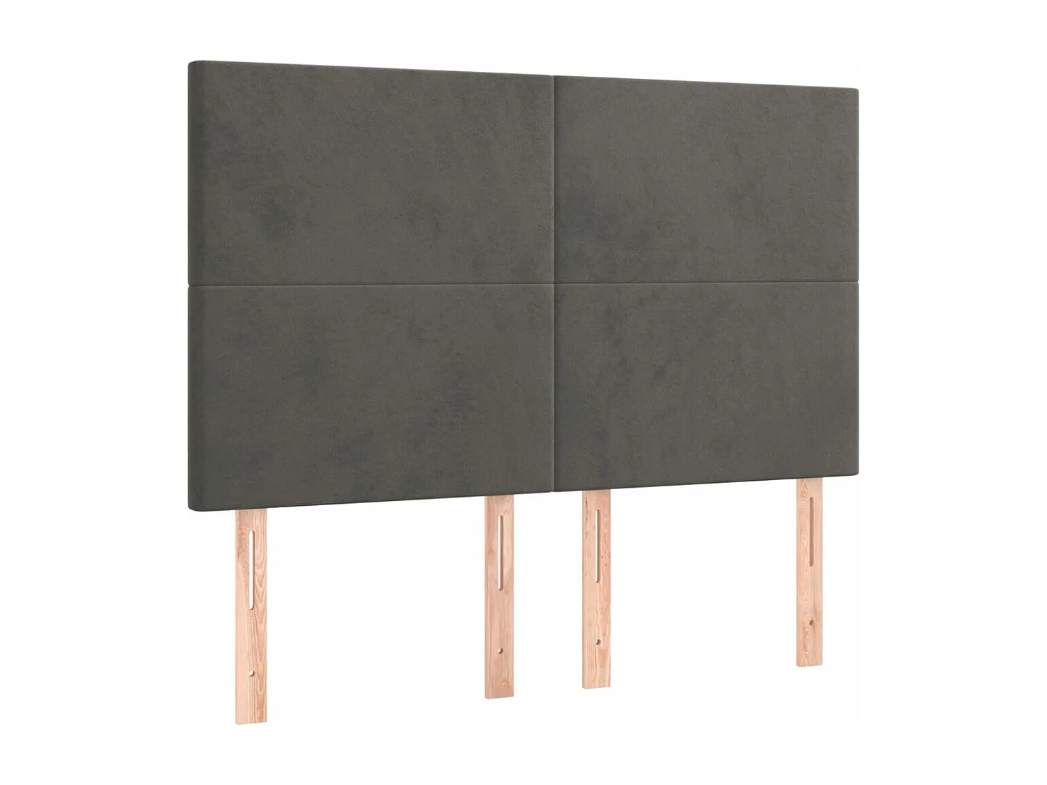 Cama com molas/colchão 140x190 cm veludo cinzento-escuro