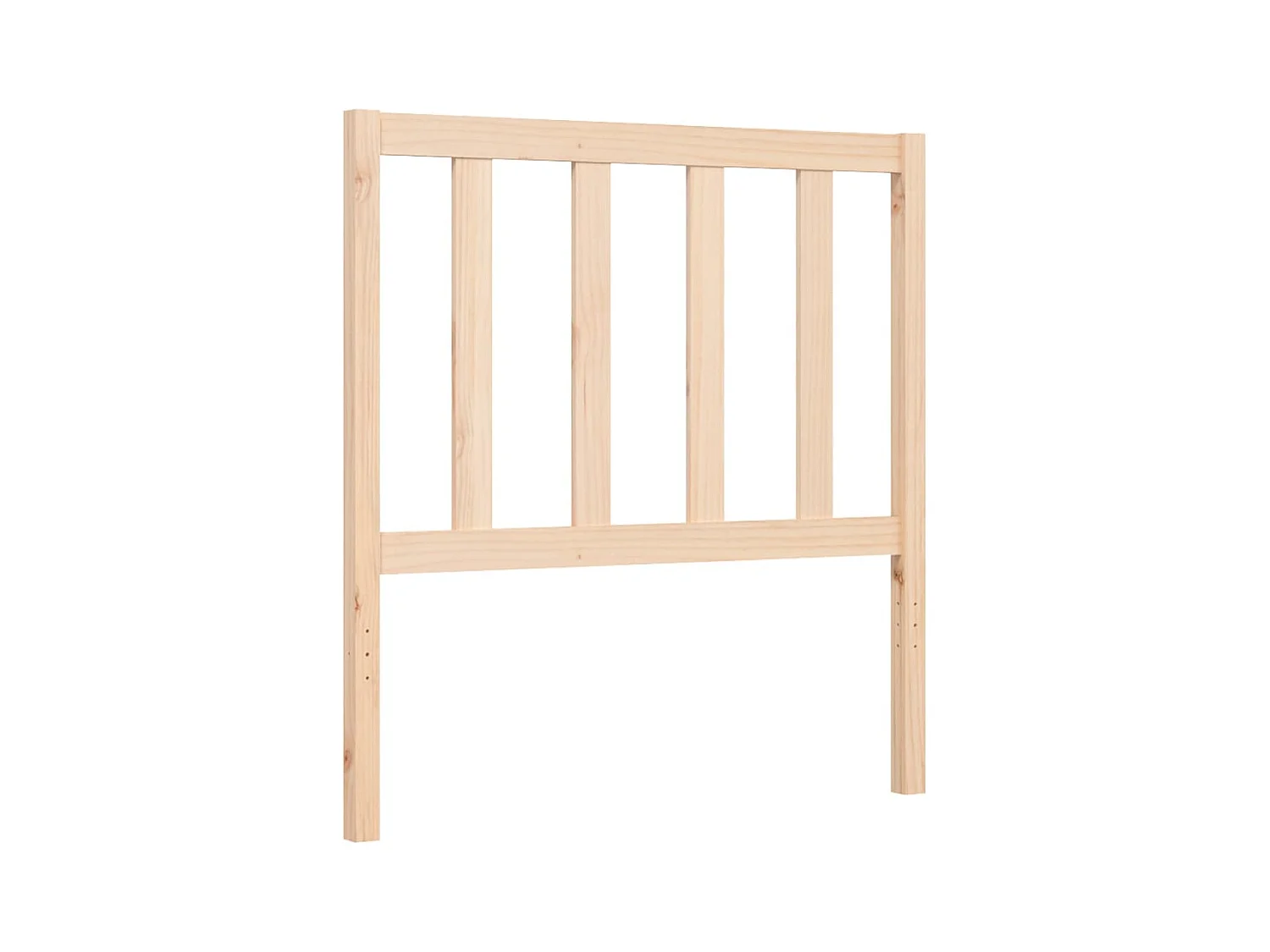 Estrutura cama de solteiro c/ cabeceira madeira maciça