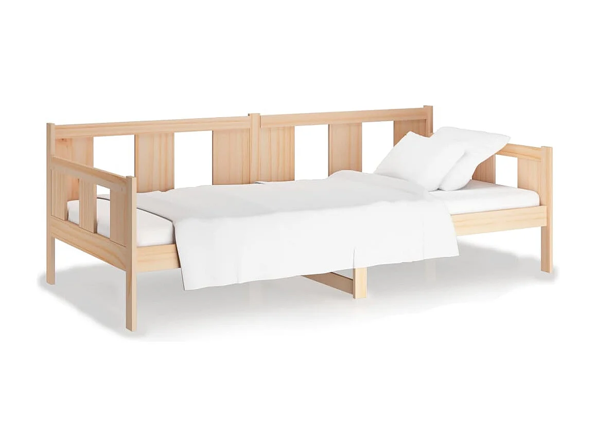 Lit de jour Bois massif de pin 90x190 cm