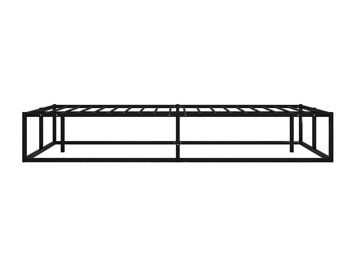 Estructura de cama de metal negra 120x200 cm