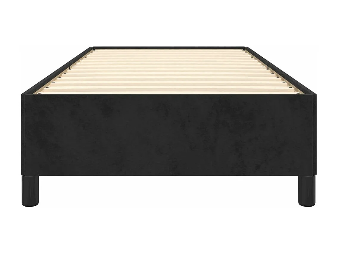 Cadre de lit Noir 100x200 cm Velours
