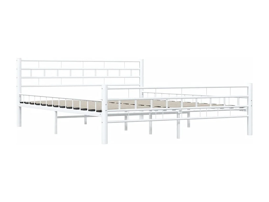 Estrutura de cama metal 160x200 cm branco