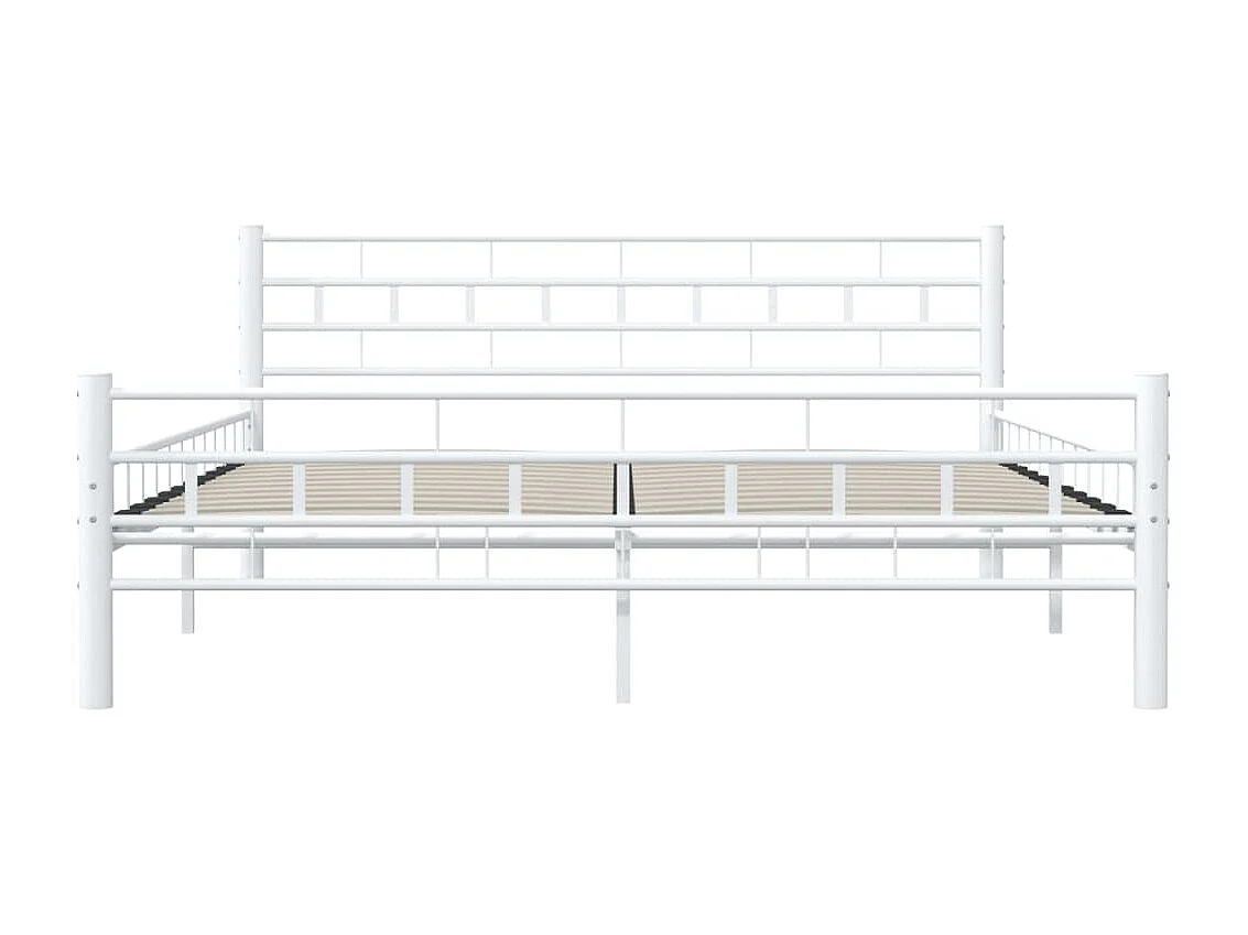 Estrutura de cama metal 160x200 cm branco