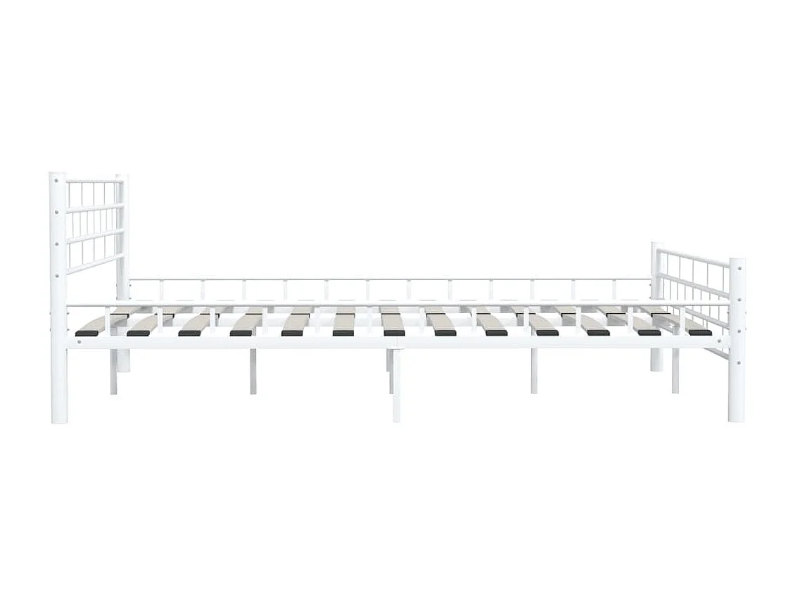 Estrutura de cama metal 160x200 cm branco