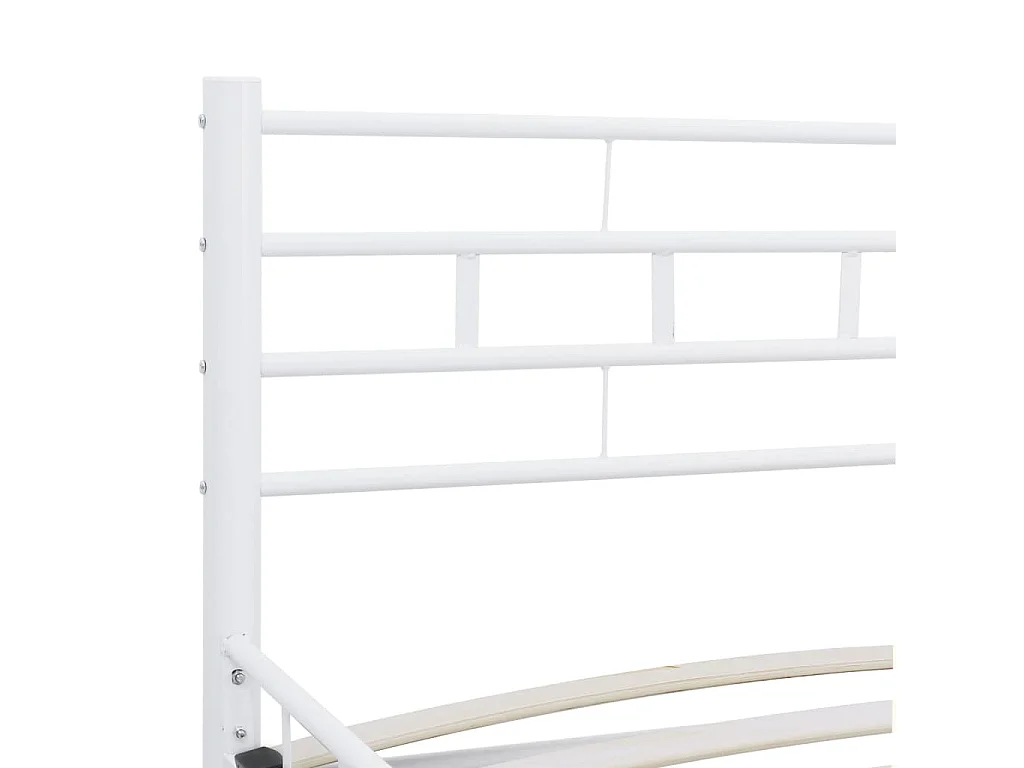 Estrutura de cama metal 160x200 cm branco