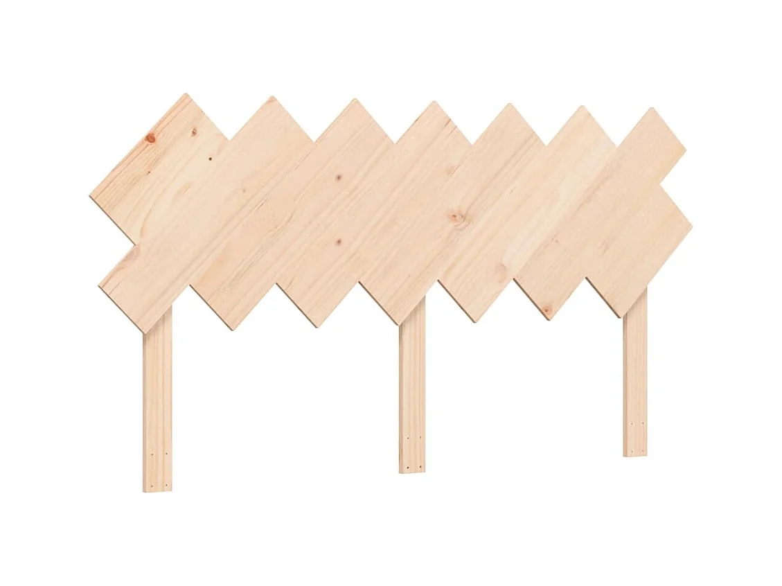 Cadre de lit avec tête de lit King Size bois massif