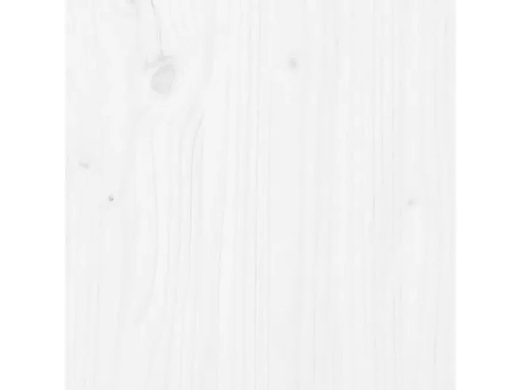 Estructura de cama madera maciza blanco 90x200 cm