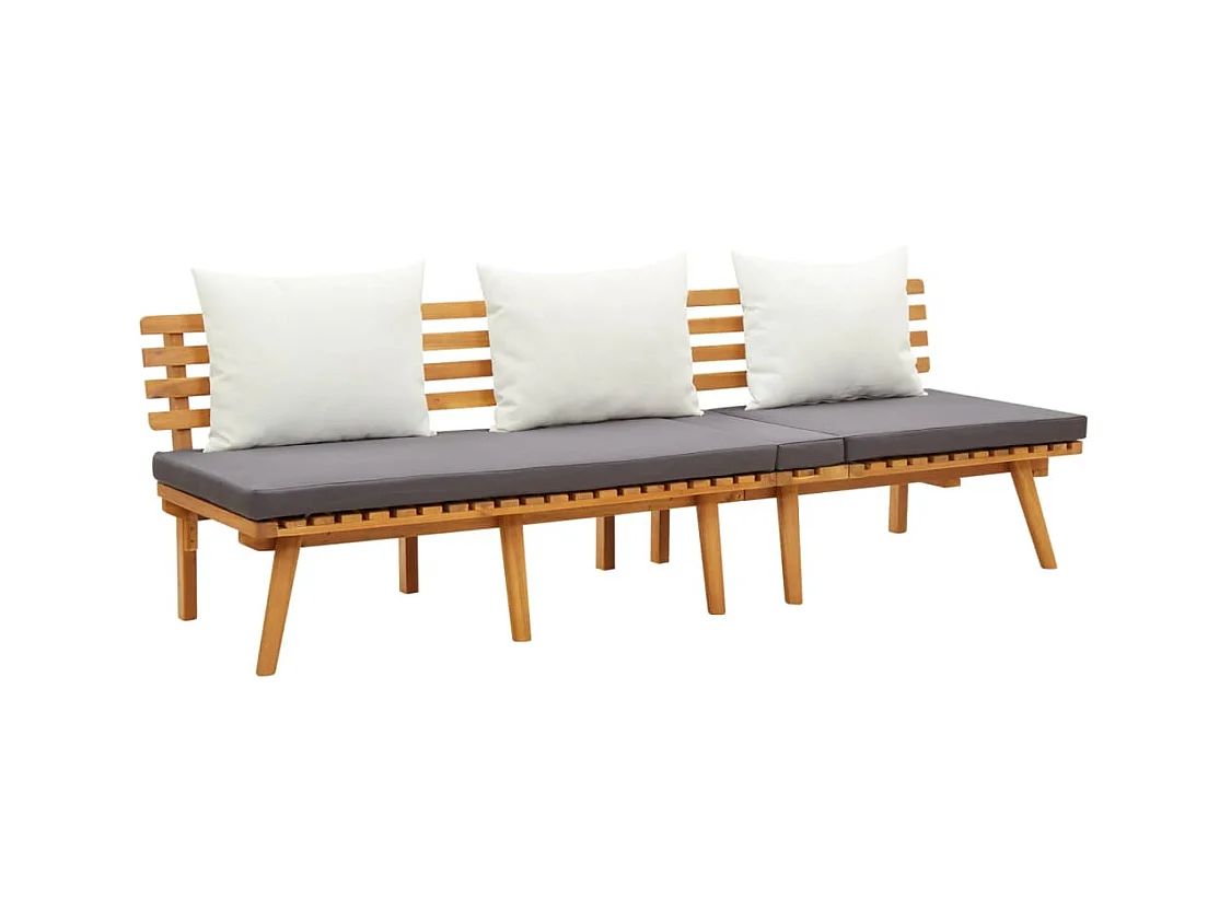 Tuinslaapbank 200x65 cm massief acaciahout