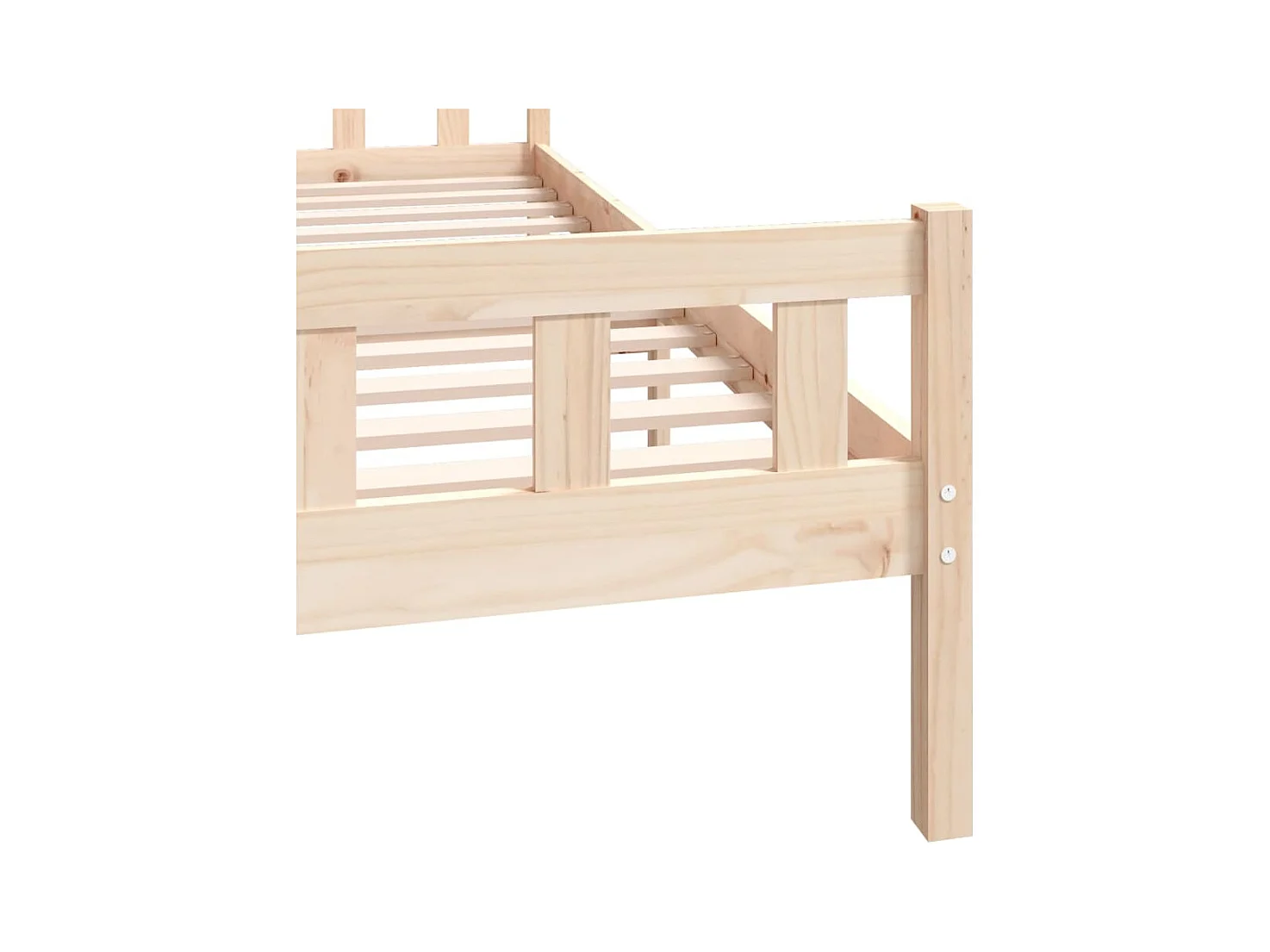 Estrutura de cama super king 180x200 cm madeira maciça