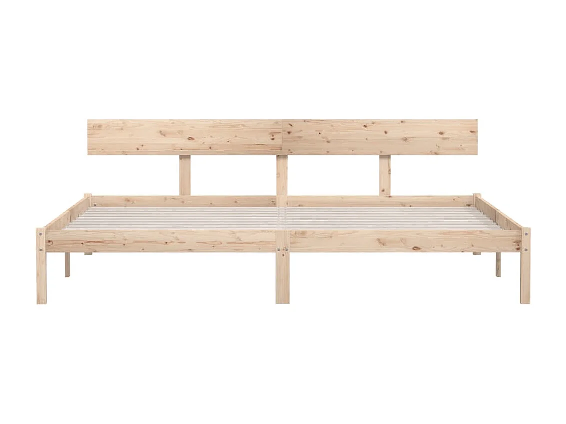 Estructura de cama madera maciza de pino 180x200 cm
