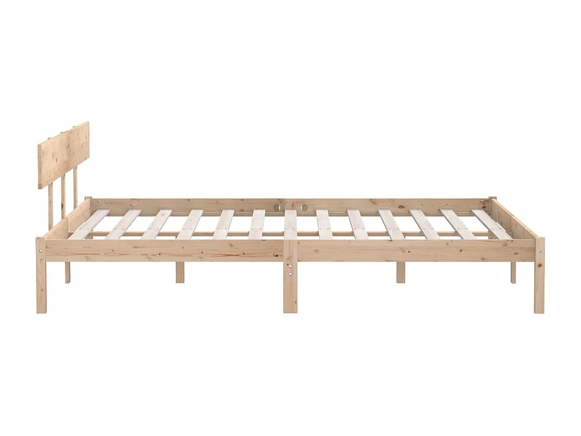 Estructura de cama madera maciza de pino 180x200 cm