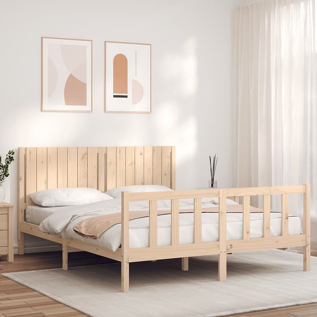 Tête De Lit Capitonnée Géante 5 Pieds – Rose Doux – Taille King Size – Moderne