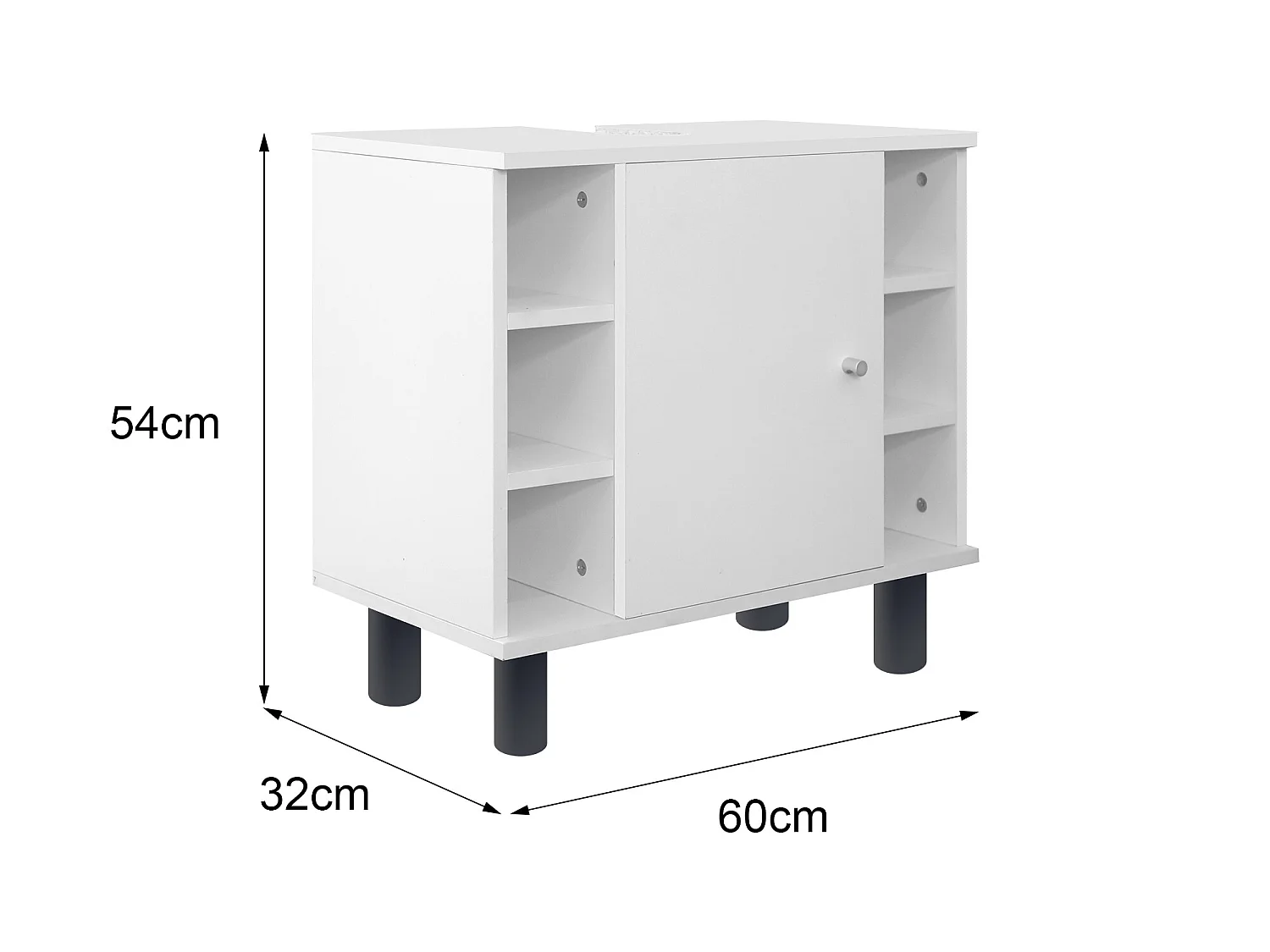 Lote de 2 muebles de baño conjunto lavabo mueble y espejo ML-DESIGN