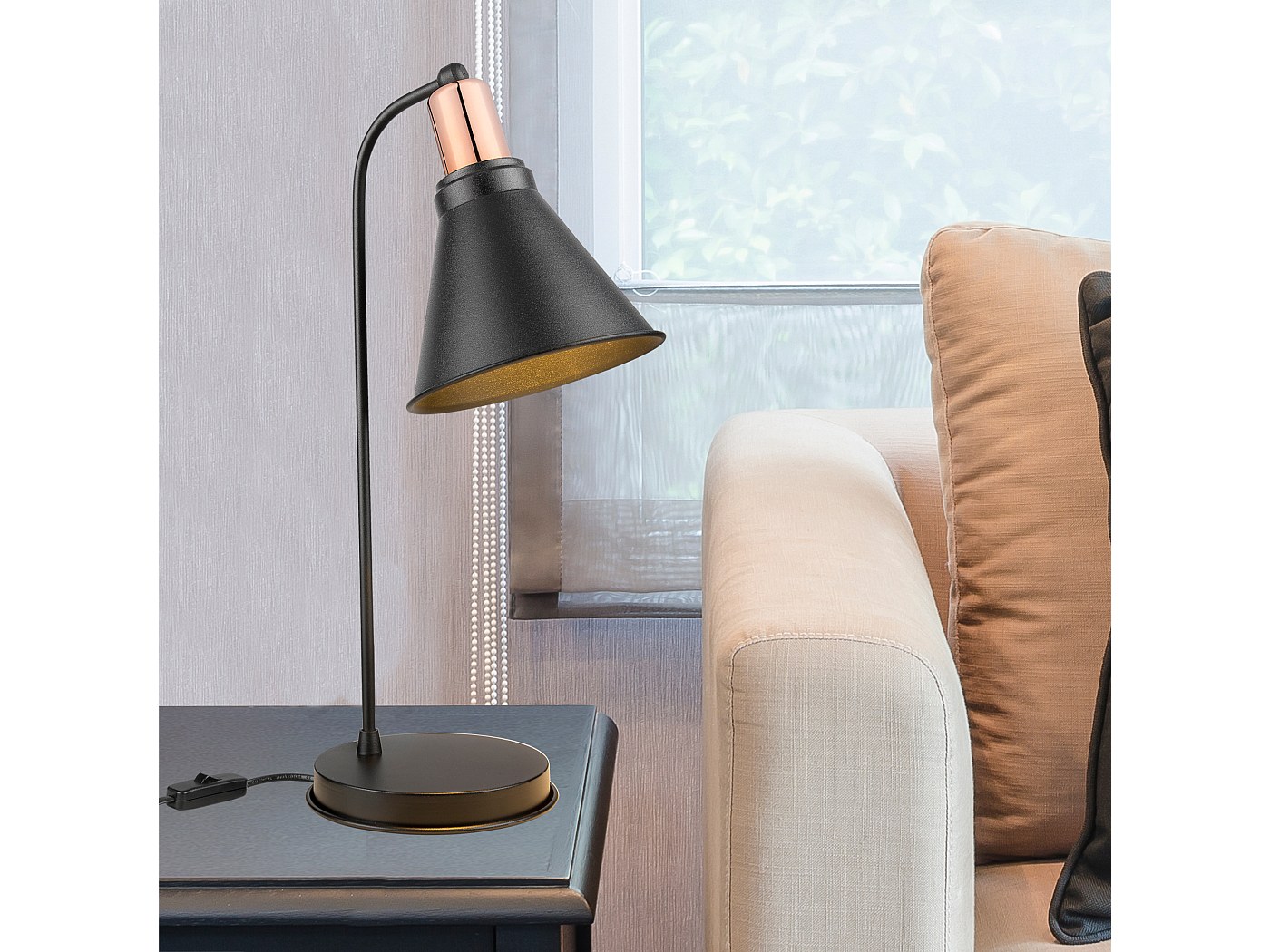 Lampe de bureau Home ESPRIT Métal 50 W 220 V 32 x 32 x 50,5 cm