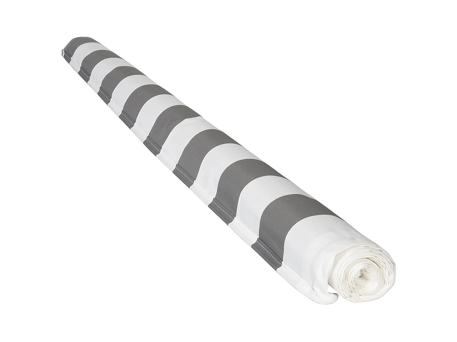 SAULE luifeldoek 3.95 × 3m - Wit/grijs gestreept doek