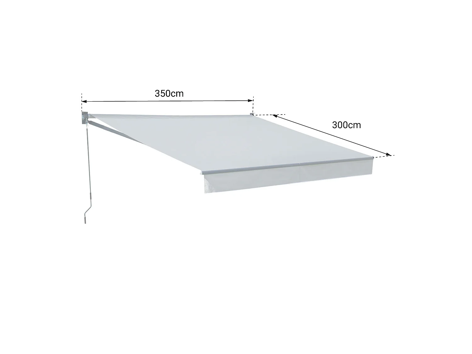 SAULE luifeldoek 3,5 × 3m - Beige doek