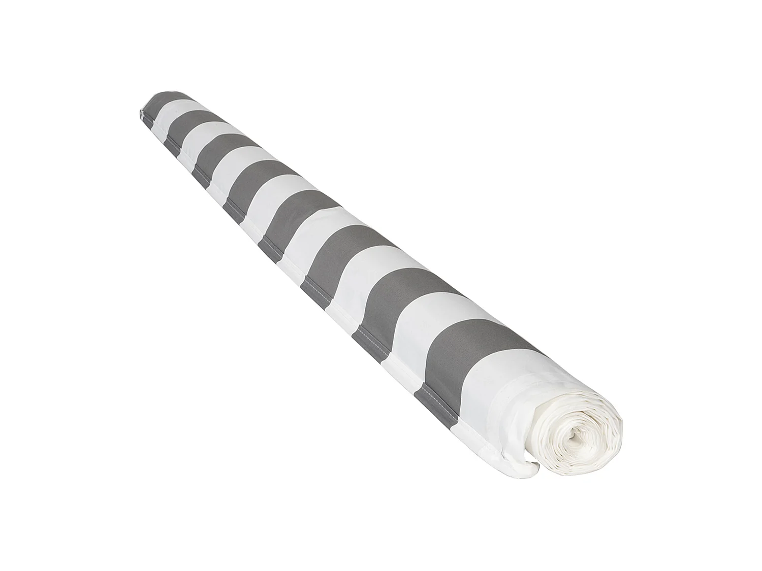 SAULE luifeldoek 3,5 × 3m - Wit/grijs gestreept doek