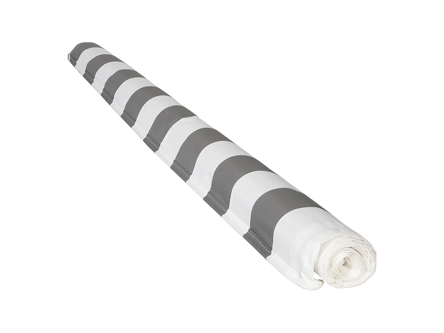 SAULE luifeldoek 3,5 × 3m - Wit/grijs gestreept doek