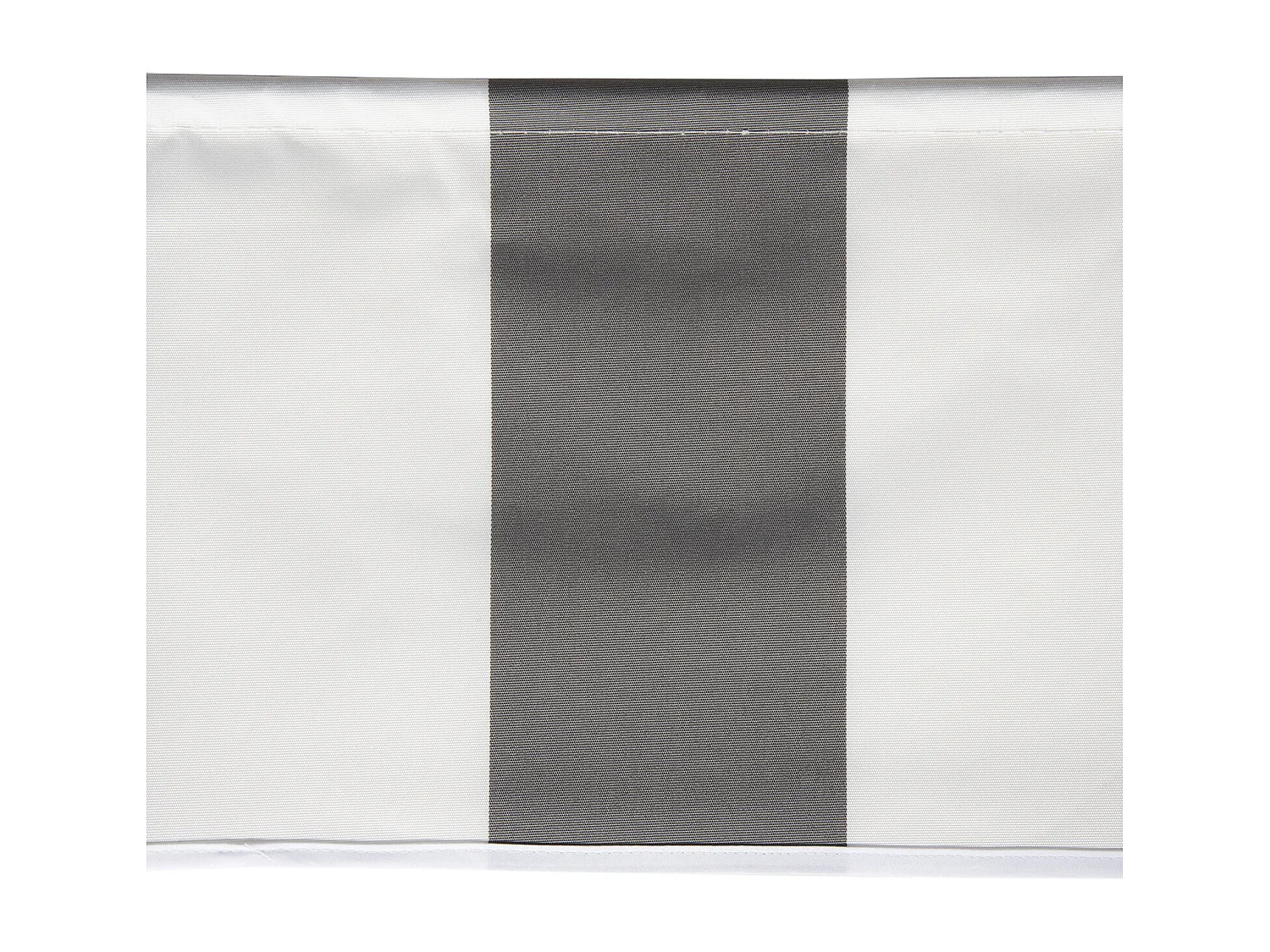 SAULE luifeldoek 2,5 × 2m - Wit/grijs gestreept doek